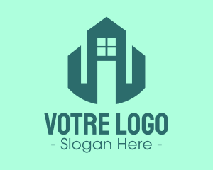 Professional Green Building logo design