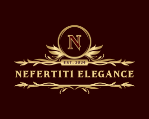 Decorative Floral Ornament logo design