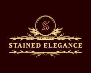 Decorative Floral Ornament logo design