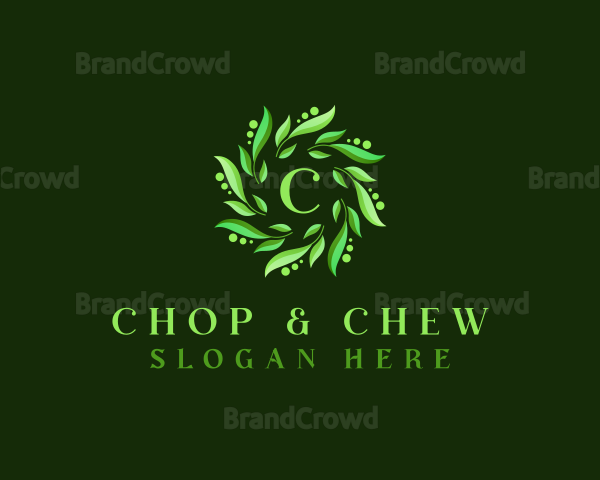 Natural Leaf Plant Logo