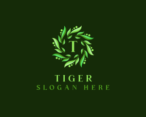 Eco - Natural Leaf Plant logo design