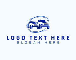 Distribution - Truck Automotive Vehicle logo design