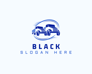 Trailer - Truck Automotive Vehicle logo design