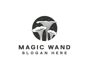 Magical Mushroom Psychedelic logo design