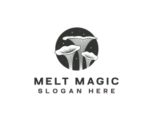 Magical Mushroom Psychedelic logo design