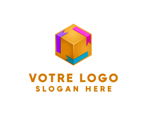 Brokers - Creative Agency Cube logo design