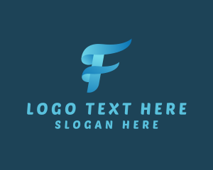 Application - Startup Letter F Company logo design