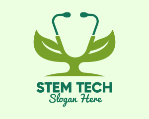 Stem - Natural Medical Check Up logo design