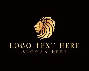 Animal - Luxury Lion Agency logo design