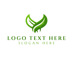 Eco - Natural Eco Leaf logo design