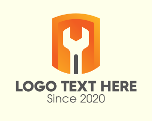Handyman - Orange Maintenance Company logo design