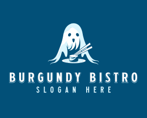 Sushi Ghost Dining logo design