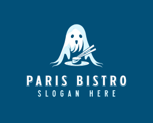 Sushi Ghost Dining logo design