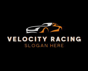 Racing Car Automobile logo design