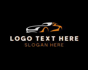 Racing Car Automobile Logo