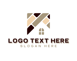 Construction - Tile Flooring Pavement logo design