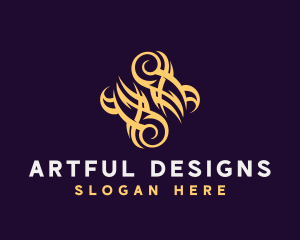 Tribal Tattoo Pattern logo design