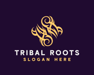 Tribal Tattoo Pattern logo design