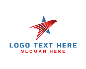 Government - Star Eagle Bird logo design