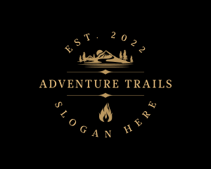 Outdoor Mountain Adventure logo design