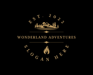 Outdoor Mountain Adventure logo design