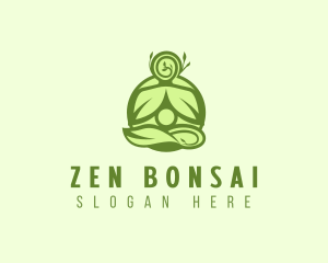 Yoga Meditation Zen logo design