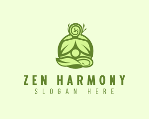 Yoga Meditation Zen logo design