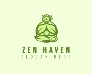 Yoga Meditation Zen logo design