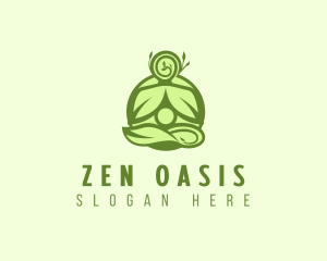 Yoga Meditation Zen logo design