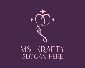 Elegant Rose Flower Logo