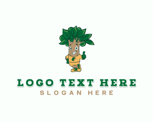 Environmental Eco Tree logo design