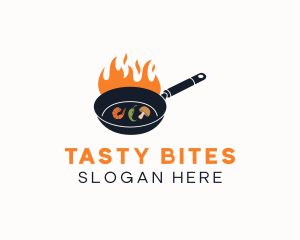 Fire Cooking Pan Logo