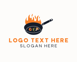 Fire Cooking Pan Logo