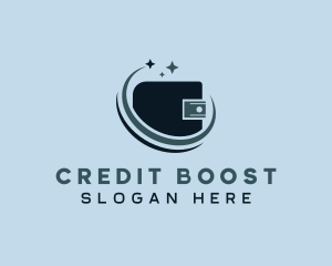Credit - Money Wallet Credit logo design