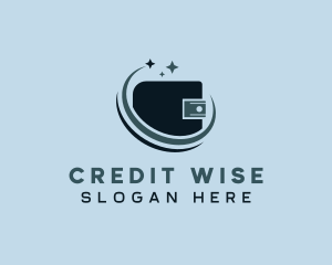 Money Wallet Credit logo design