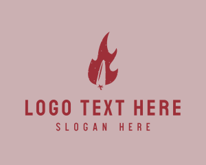 Red - Chili Fire Restaurant logo design