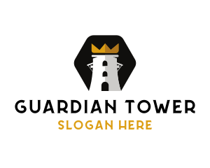 Royal Crown Castle Tower logo design