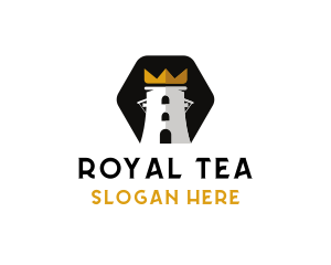 Royal Crown Castle Tower logo design