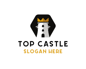 Royal Crown Castle Tower logo design