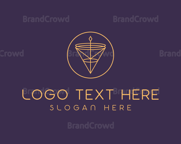 Luxurious Cone Pendant Logo