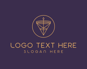 Luxurious Cone Pendant Logo