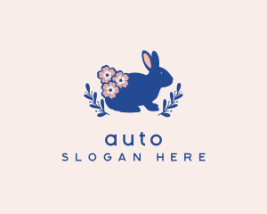 Flower Garden Rabbit Logo