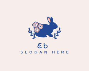 Wellness - Flower Garden Rabbit logo design