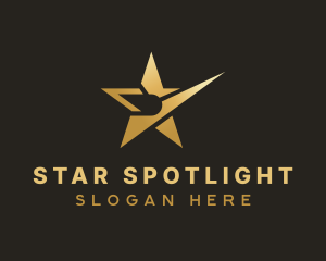 Gold Star Business logo design