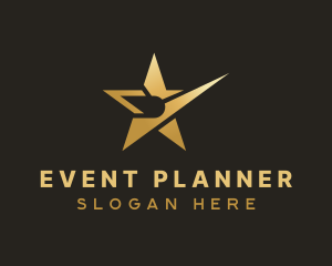 Entertainment - Gold Star Business logo design