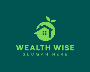 Real Estate - Fresh Green Home logo design
