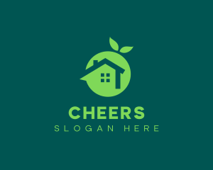 Real Estate Agent - Fresh Green Home logo design