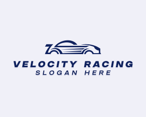 Automobile Race Car logo design