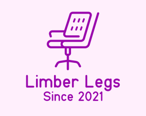 Purple Recliner Chair logo design