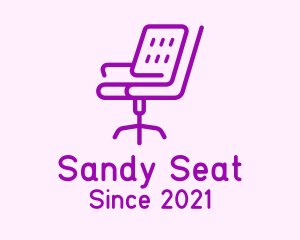 Purple Recliner Chair logo design